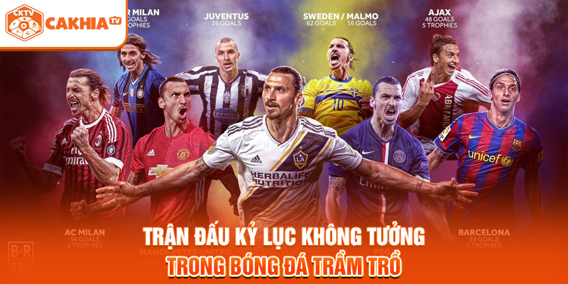 Trận đấu kỷ lục không tưởng trong bóng đá trầm trồ